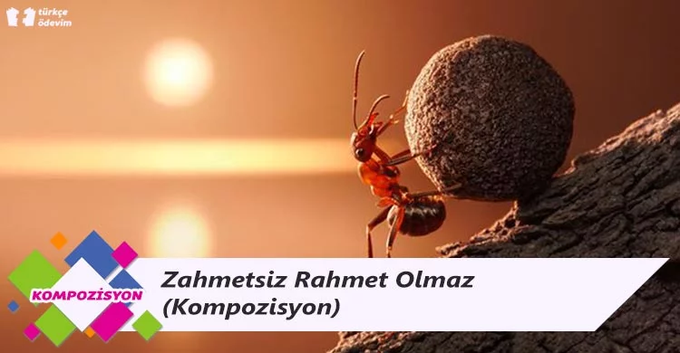 Zahmetsiz Rahmet Olmaz - Kompozisyon