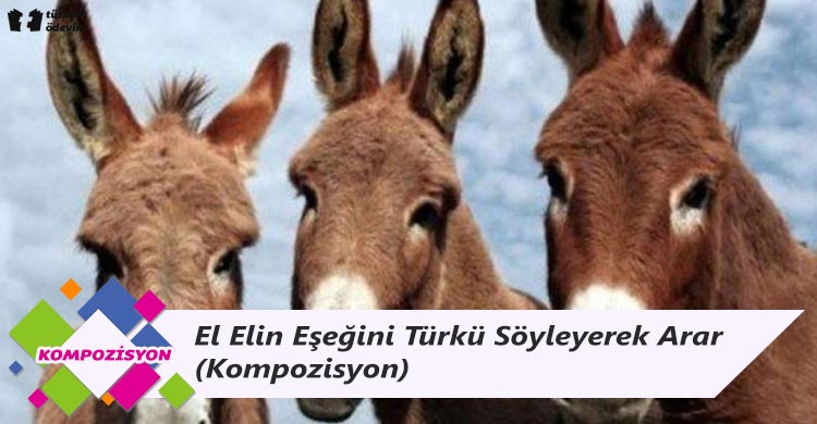 El Elin Eşeğini Türkü Söyleyerek Arar - Kompozisyon