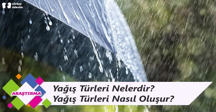 Yağış Türleri Nelerdir? Yağış Türleri Nasıl Oluşur?