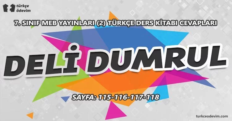 Deli Dumrul Dinleme Metni Cevapları - 7. Sınıf Türkçe MEB Yayınları (2)