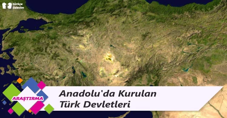 Anadolu'da kurulan Türk Devletleri