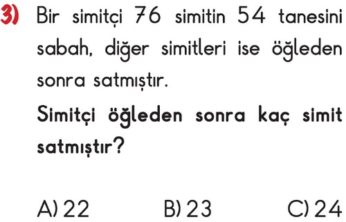 2 Sinif Matematik Cikarma Islemi Testi Coz Turkce Odevim