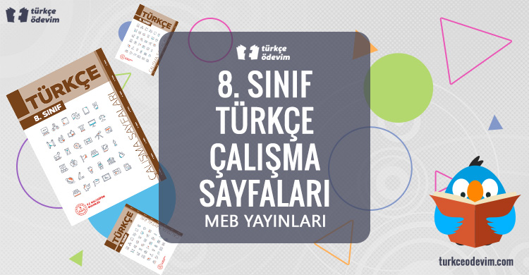 8. Sınıf Türkçe Çalışma Sayfaları Kitabı Cevapları