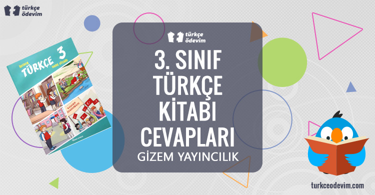 3. Sınıf Türkçe Kitabı Cevapları Gizem Yayıncılık