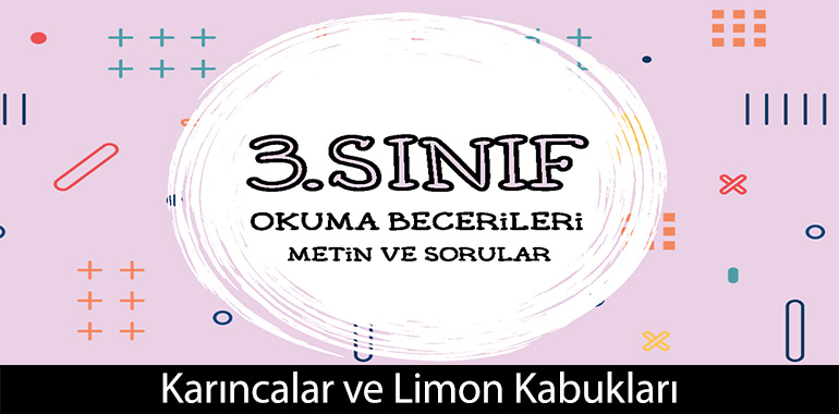 Karıncalar ve Limon Kabukları Metni Cevapları (3. Sınıf Türkçe)