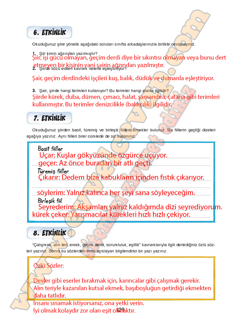 7-sinif-turkce-ders-kitabi-cevabi-dortel-yayinlari-sayfa-129