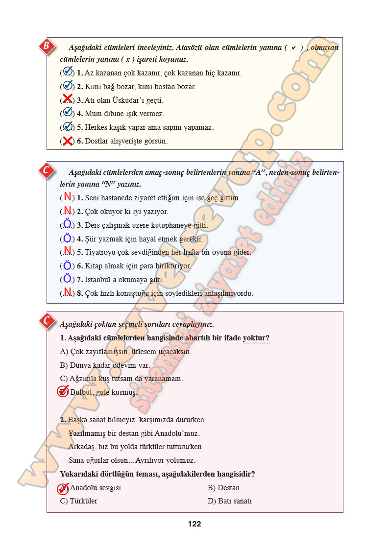 8-sinif-turkce-ders-kitabi-cevabi-ferman-yayinlari-sayfa-122