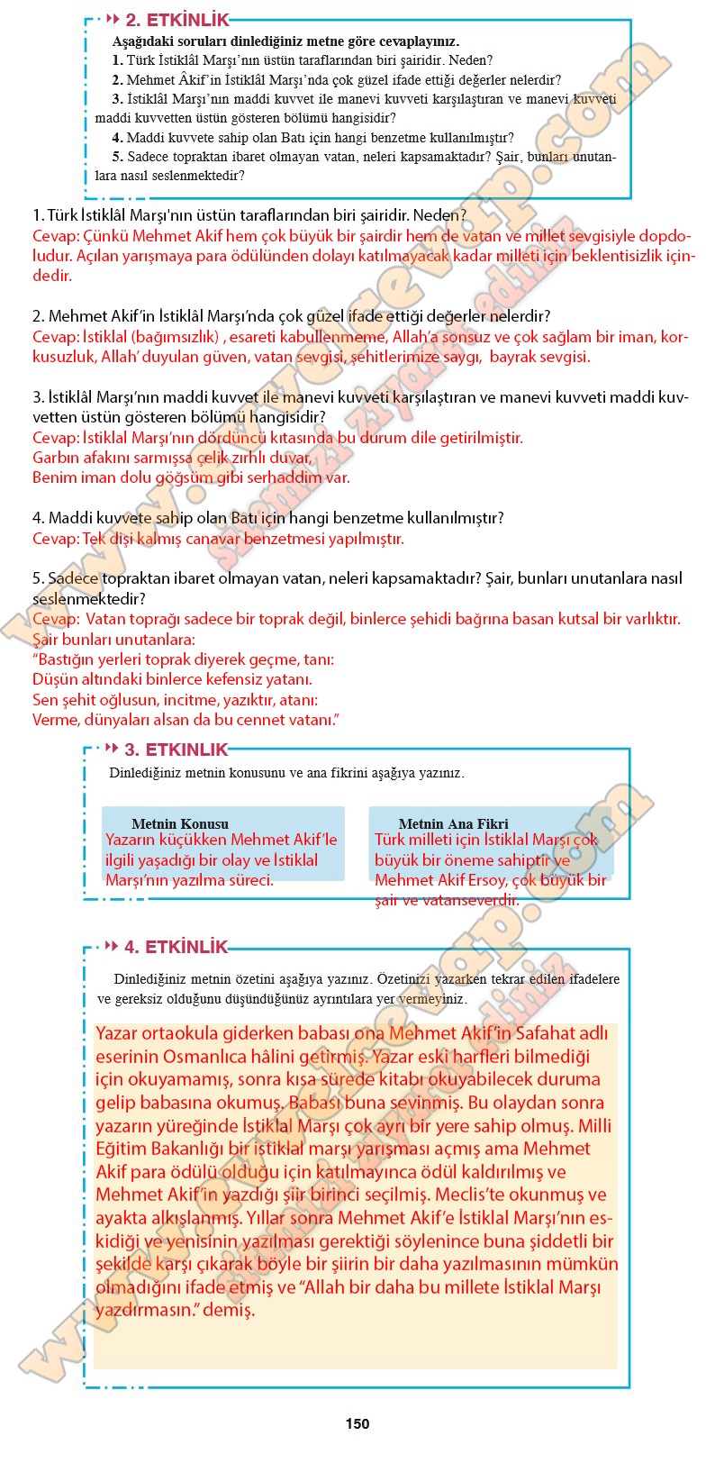 8-sinif-turkce-ders-kitabi-cevabi-ferman-yayinlari-sayfa-150