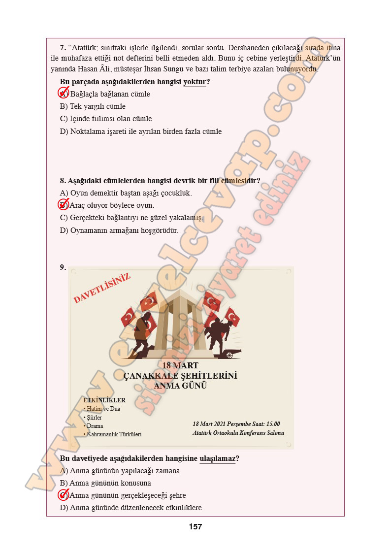 8-sinif-turkce-ders-kitabi-cevabi-ferman-yayinlari-sayfa-157