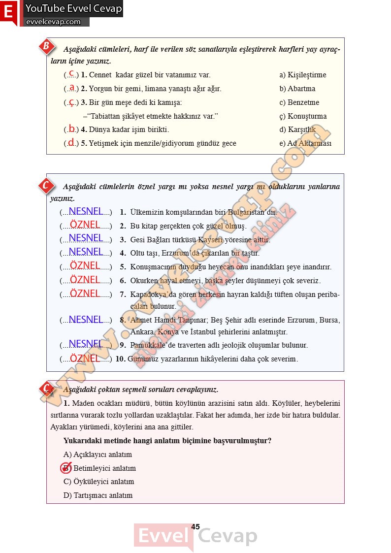 8-sinif-turkce-ders-kitabi-cevabi-ferman-yayinlari-sayfa-45