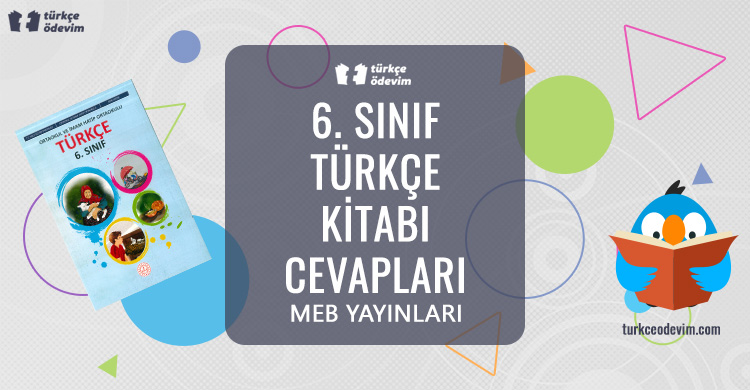 6. Sınıf Türkçe Kitabı Cevapları MEB Yayınları