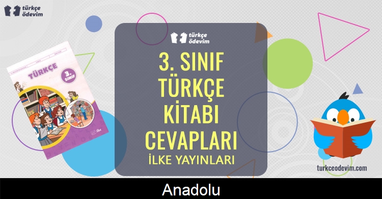 Anadolu Metni Cevapları (3. Sınıf Türkçe)