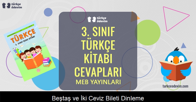 Beştaş ve İki Ceviz Bileti Dinleme Metni Cevapları (3. Sınıf Türkçe)