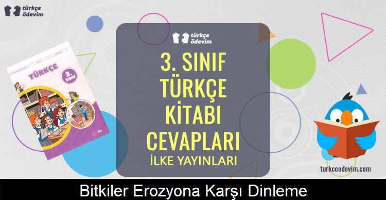 Bitkiler Erozyona Karşı Dinleme Metni Cevapları (3. Sınıf Türkçe)