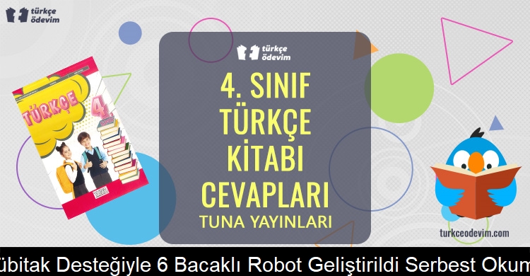 Tübitak Desteğiyle 6 Bacaklı Robot Geliştirildi Serbest Okuma Metni Cevapları (4. Sınıf Türkçe)