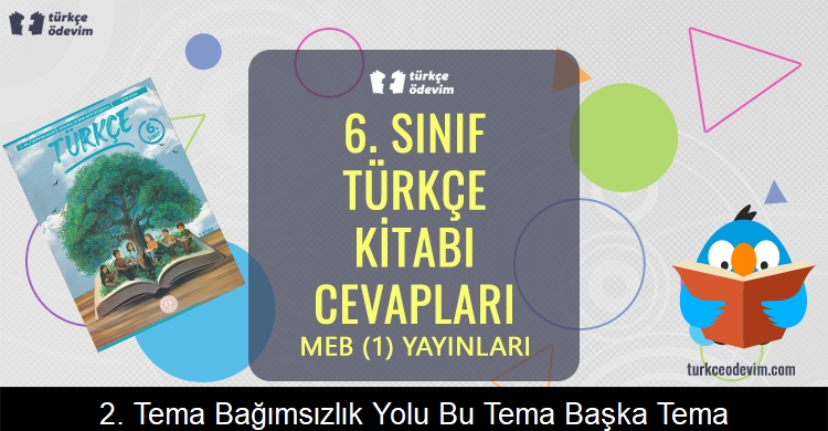 2. Tema Bağımsızlık Yolu: Bu Tema Başka Tema! Metni Cevapları (6. Sınıf Türkçe)