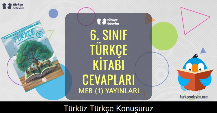 Türküz, Türkçe Konuşuruz Metni Cevapları (6. Sınıf Türkçe)