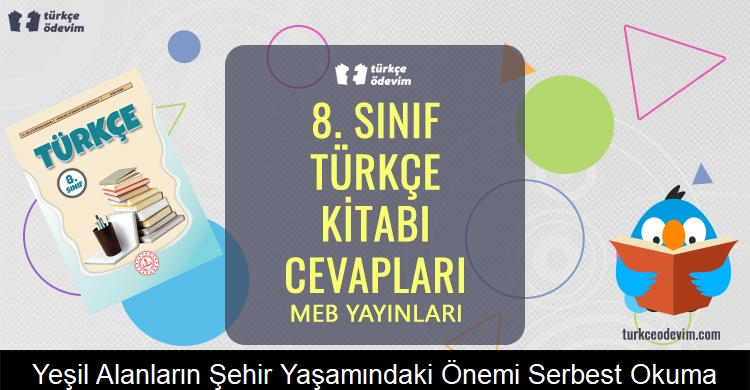Yeşil Alanların Şehir Yaşamındaki Önemi Serbest Okuma Metni Cevapları (8. Sınıf Türkçe)